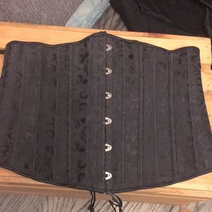 Elegant Black Corset Waist Cincher